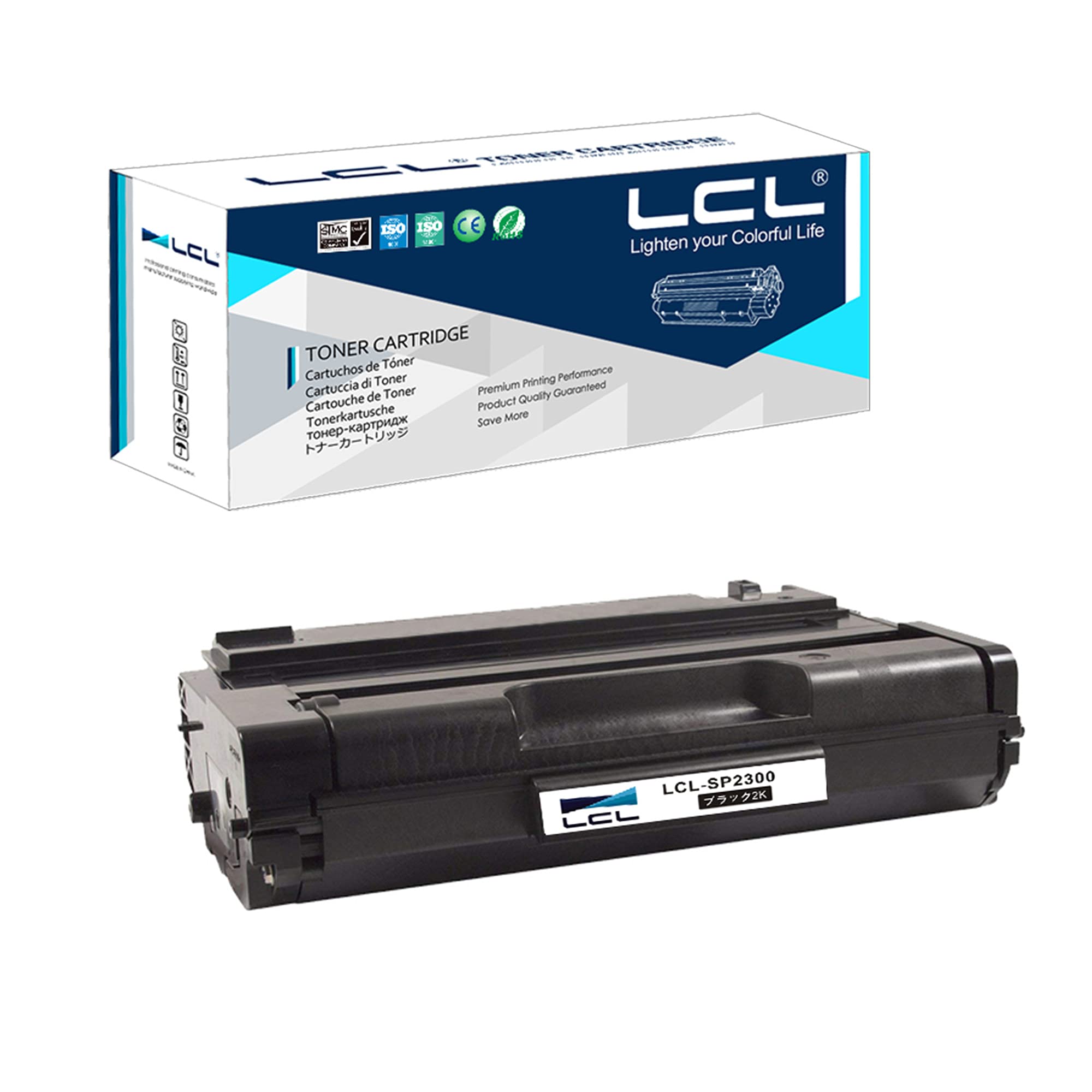 LCL RICOH用 リコー用 SP 2300 SP 2300L SP 2300SFL 1パック ブラック 互換トナーカートリッジ 対応機種：Ricoh SP 2300L SP 2300SFL