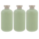 NUOLUX シャンプーボトル 大容量 500ml ソープ 詰め替えボトル トラベル ボトル シャンプー用 シャンプー シャンプー 詰め替え容器 容器 3本セット 浴室 洗面所 旅行 持ち運び 携帯用 おしゃれ 可愛い