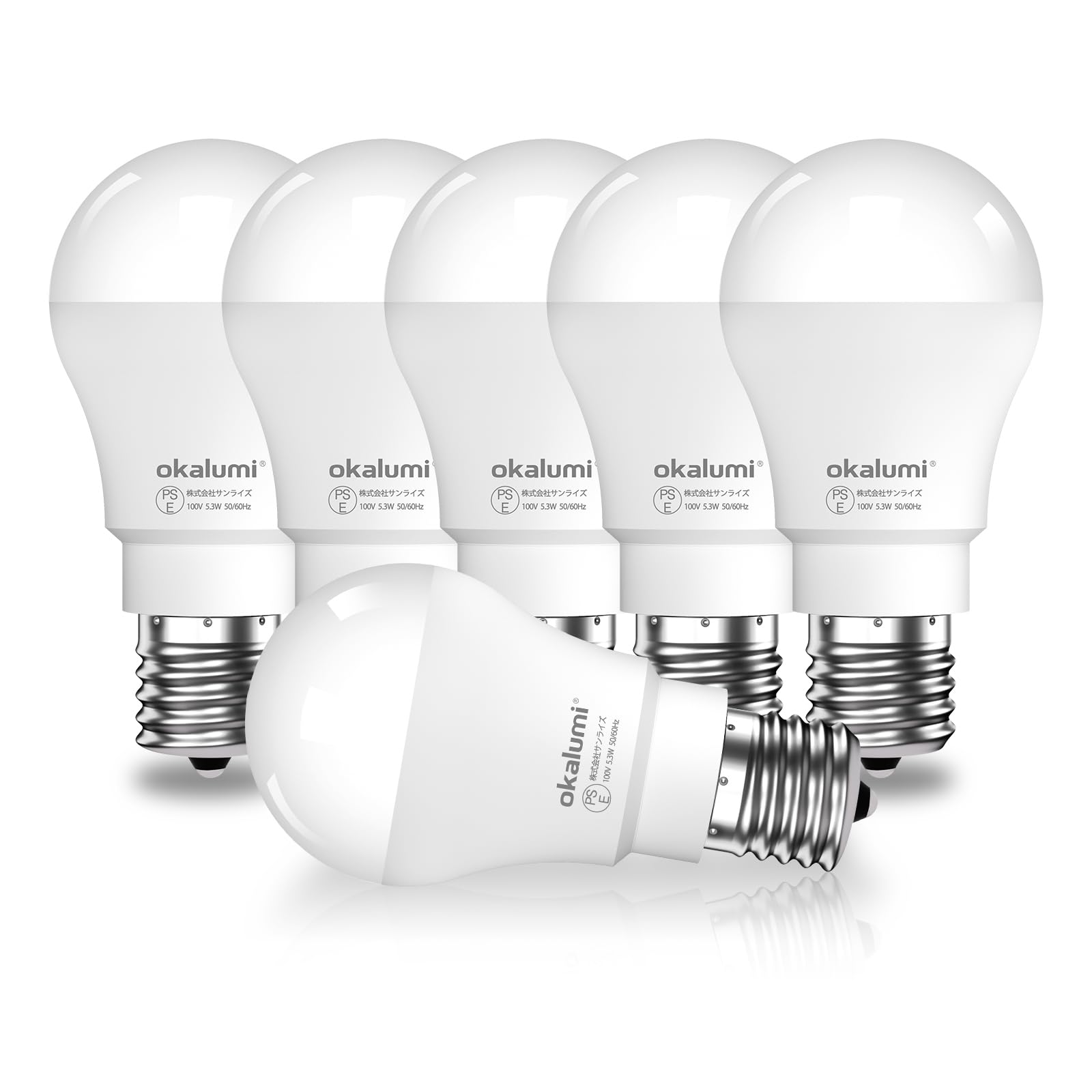 e17okalumi LEDŵ e17 ߥ˥ץȥŵ 60W  6000K 760lm Ĵ LED ŵ E...