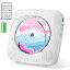 Gueray cdプレーヤー 卓上&壁掛け式 Bluetooth受信/送信 1800mah充電池内蔵 HiFiスピーカー内蔵 CDプ..