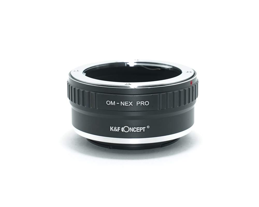 K&F CONCEPT オリンパス OM - ソニー対応 NEX Eマウントアダプター PRO レンズクロス付 om-nex-pro (KFNEXPRO)