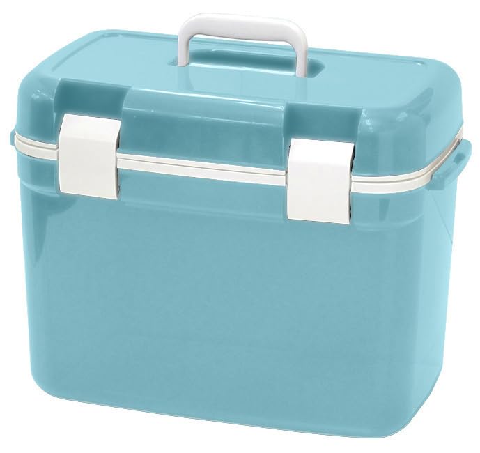 Rakuten - JEJアステージ フタが外せてお手入れ簡単 クーラーボックス フォレスクルー セラドンブルー 25L 日本製[幅475x奥行280x高さ362mm]2L ペットボトルを立てて収納できる レジャー スポーツ 部活 アウトドア キャンプ ピクニック 保冷 お弁