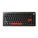 DrunkDeer A75 Pro 磁気スイッチキーボード ラピッドトリガー メカニカル ゲーミングキーボード 調節可能なアクチュエーションホールスイッチ PBT キーキャップ RGB コンパクト TKL 82キー USB有線 ノブ付き