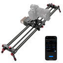 NEEWER 31.5"/80cm 電動カメラスライダー DSLRカメラ用 カーボン製 アプリ無線制御 カメラドリー レールスライダー 4400mAh F750バッテリー付き (充電器別売) ビデオモード/タイムラプス撮影に対応 ER1-80