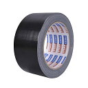 【 限定ブランド】ADHES 布テープ 粘着テープ 梱包テープ 50mm×25m 30巻入り 黒 D219