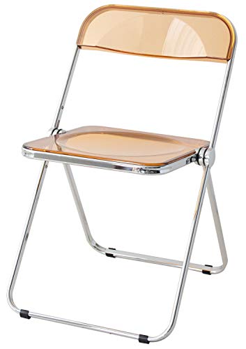 宮武製作所 フォールディングチェア Clarte 幅47.8×奥行50×高さ76cm 折りたたみ式 スケルトン素材 CH-H003A BR