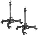 NEEWER ライトスタンド 72cm 2本セット 低角度/卓上撮影用 折りたたみ式 三脚スタンド 耐荷重 キャスター付き 写真ライトスタンド ソフトボックス、モノライトとその他の写真機材に対応(3)