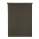 Deconovo ロールスクリーン ロールカーテン 1級遮光 断熱 遮熱 防音 防寒 UVカット 13サイズ 表裏同色 幅45cm 丈135cm ブラウン