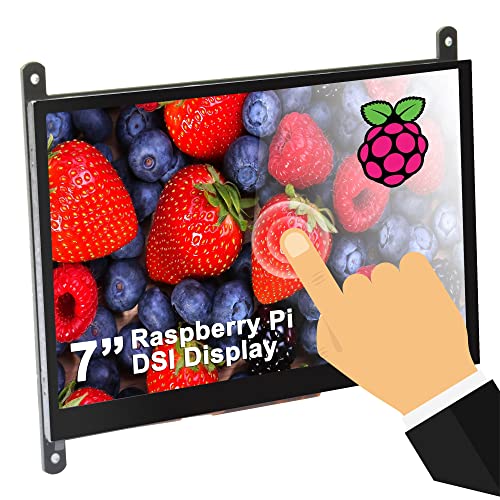 OSOYOO 7インチTFT タッチスクリーン DSIコネクタ LCDディスプレイモニター 800×480解像度 ラズベリーパイ2 3 3B raspberry pi 4 用 日本語説明書付き
