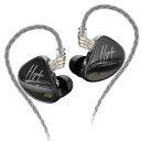LINSOUL CCA Hydro 2DD+8BAハイブリッド型ブラック音楽愛好家に向け設計ハイエンドイヤホン 2つの異なるケーブルオプション プロフェッショナルな4ウェイクロスオーバーテクノロジーを採用 第4世代のDLP高精度3Dプリントキャビティを活用