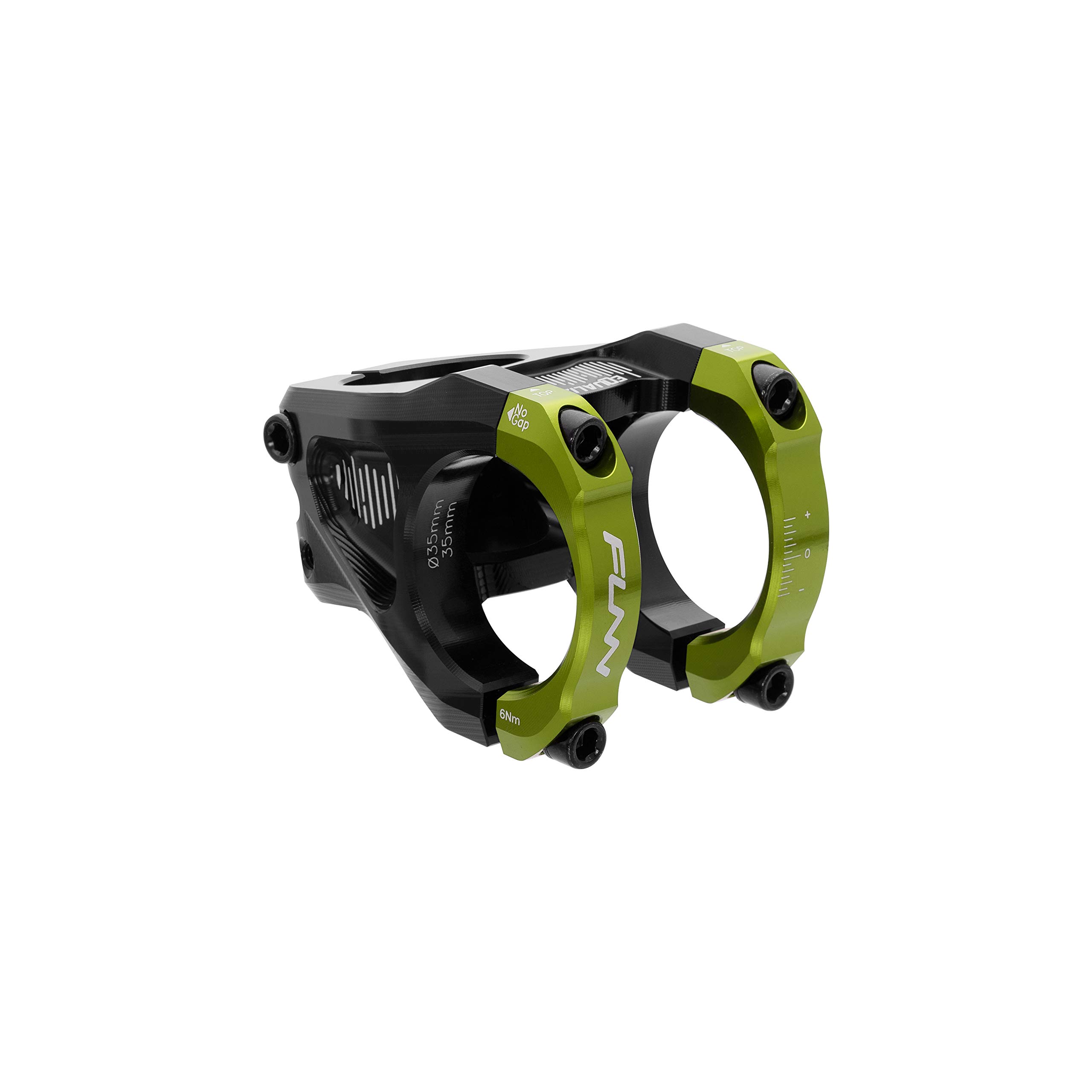 Rakuten - Funn イコライザ（Equalizer） MTB ステム 35 mm × 長さ 35mm ステム - クランプ直径：35mm - マウンテンバイク BMX 自転車 に適用 バイク ハンドル ステム (グリーン)