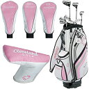 DUNLOP Cleveland GOLF(クリーブランドゴルフ) レディス クラブセット BLOOM ブルーム パッケージセット2022年モデル (8本セット...