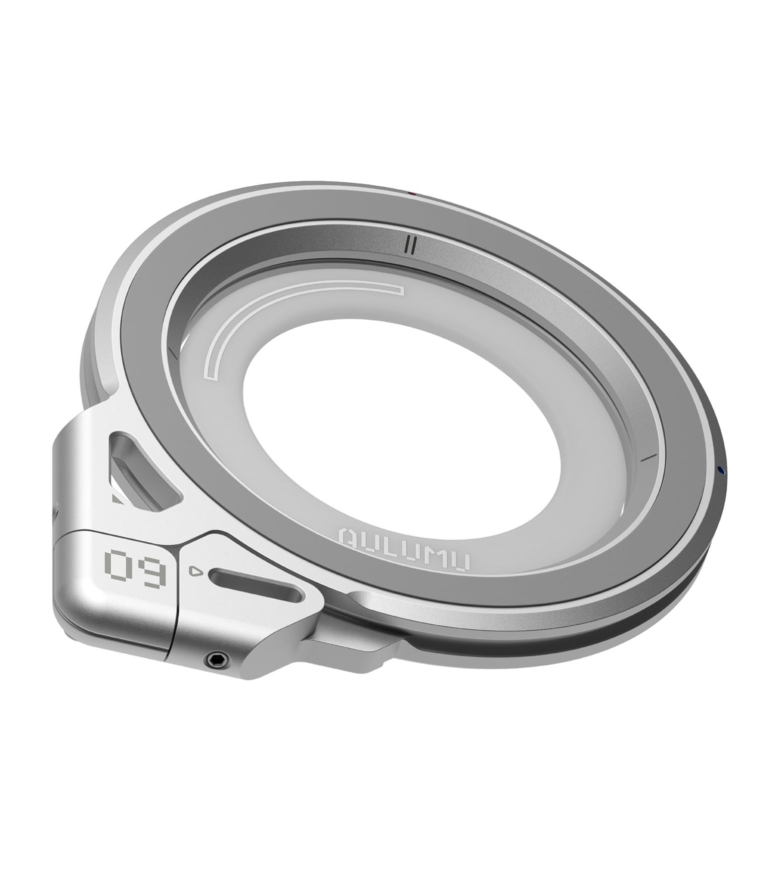 Rakuten - Aulumu G09 スマホリング Magsafe - 360°回転 Magsafe リング/スマホスタンド 両面マグネット・アルミニウム合金製| iPhone 17/16/15/14/13/12シリーズ対応| - シルバー