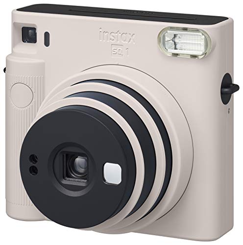 富士フイルム(FUJIFILM) インスタントカメラ "チェキスクエア"instax SQUARE SQ1 チョークホワイト INS..