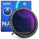NEEWER 62mm トゥルーカラー可変ND3-ND64とCPLフィルター ハンドノブ付き 2in1調整可能な減光フィルター&円偏光フィルター マルチコーティングHD光学ガラス/アルミ合金フレーム 防水性 耐傷性 指紋防止