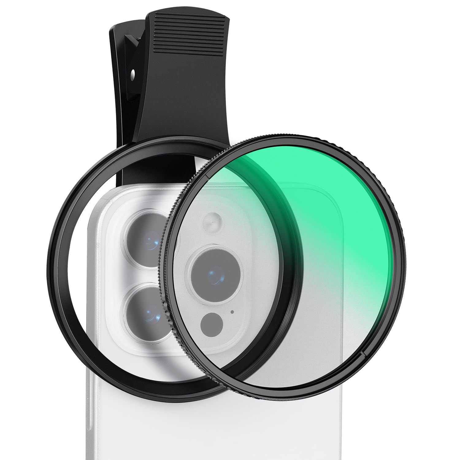 Rakuten - K&F Concept スマホレンズ CPL&1/4ブラックミストフィルター+スマホ用グリップ キット【柔らかい雰囲気を創りながら映像がより鮮明】for iPhone 16 15 14 13 12 11 互換性 スマホ用レンズ ポートレートや夜景や逆光撮影