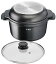 ティファール 両手鍋 24cm IH対応 「キャストライン アロマ オール・イン・ワン ポット」 E222S3 ブラ..
