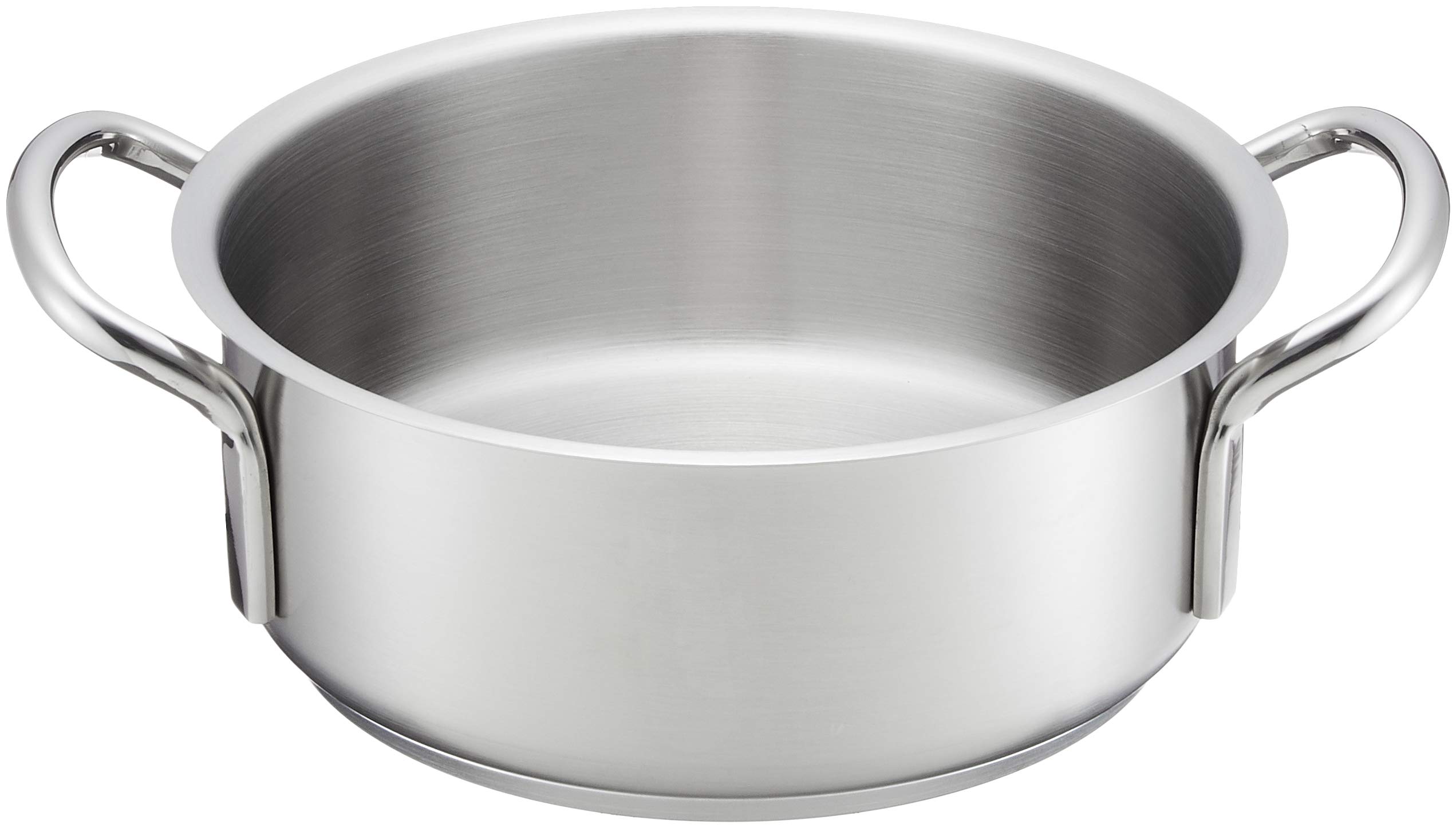 Rakuten - 遠藤商事 業務用 ムラノ 外輪鍋 (蓋無)20cm IH対応 18-8ステンレス ASTH903