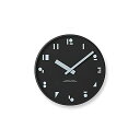 レムノス 掛け時計 アナログ クオーツ時計 エムエスエス 黒 M,S,S. SYO21-04 BK Lemnos 直径20cm 厚み4cm