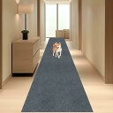【 限定ブランド】廊下敷き カーペットラグ ラグマット 台所マット ロング600×90cm HAODEMI ペット 絨毯 フローリング 滑り止めマット 足腰負担...