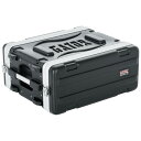 GATOR ゲーター ラックケース 軽量PE製 Standard Molded Rack Case Series 4U/ショートサイズ GR-4S (ネジ/ワッシャー付属) 【国内正規品】