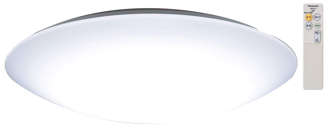 パナソニック 日本製 LEDシーリングライト 調光タイプ 昼光色 ~12畳 5499lm リモコン付 HH-CF1220DZ 【.co.jp限定】