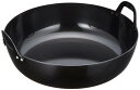 遠藤商事 TKG 天ぷら鍋鉄 33cm サイズ:幅×奥行×高さ(mm)340×350×130 量:2570g 鉄製厚板2.6mm仕様で油の温度が下がりにくい 深さ(mm) 91 容量(L) 5.0 業務用 AAG09033