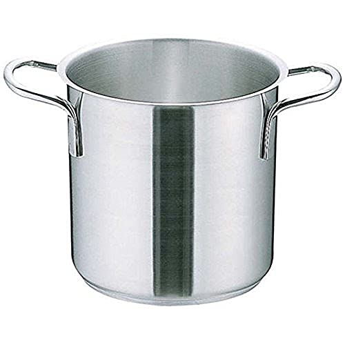 遠藤商事 TKG 寸胴鍋 20cm ステンレス製で錆びにくく丈夫で衛生的 IH対応 熱伝導率の高いアルミニウムをサンドした三層底でスピード調理 外径×深さ(mm)218×180板厚(mm)0.8 底径(mm)178 質量(kg)1.74 ムラノ インダクシ