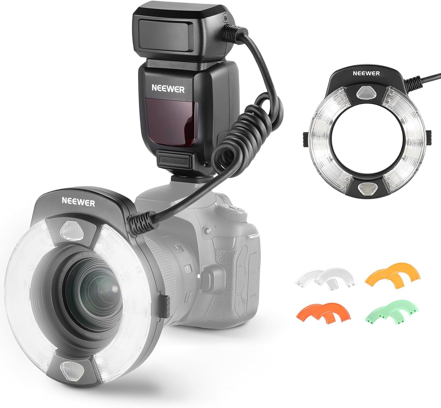 NEEWER ޥ륳󥰥եå EOS 76Ws 5600K E-TTL 󥰥եå饤 GN15 1-1/128...