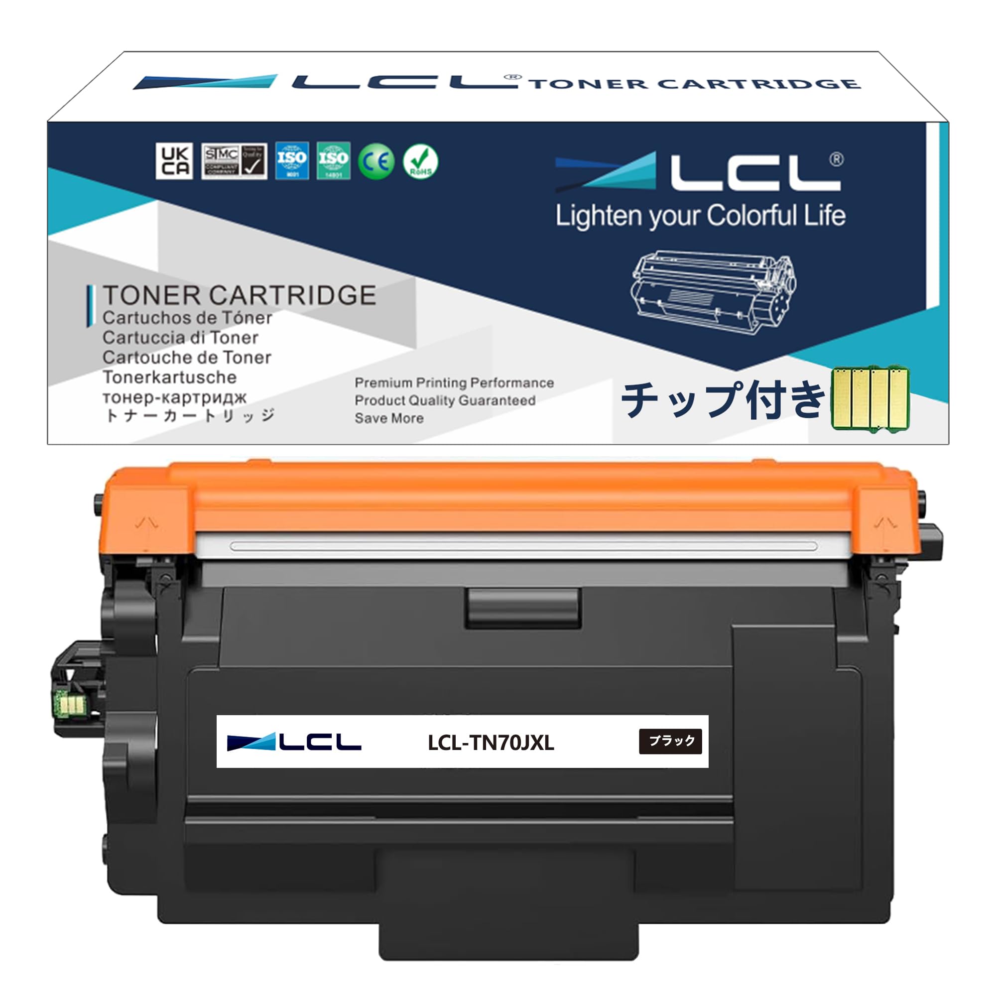 LCL Brother�� �֥饶���� TN70J TN-70J TN70JXL TN-70JXL 6000�� �ߴ��ȥʡ������ȥ�å� (1�ѥå� �֥�å�) �б����HL-L5210DW HL-L5210DN HL-L6310DW MFC-L6820DW