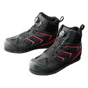 シマノ(SHIMANO) ドライシールド・3Dカットピンフェルトシューズ(ハイカットタイプ) FS-085P ブラック 25