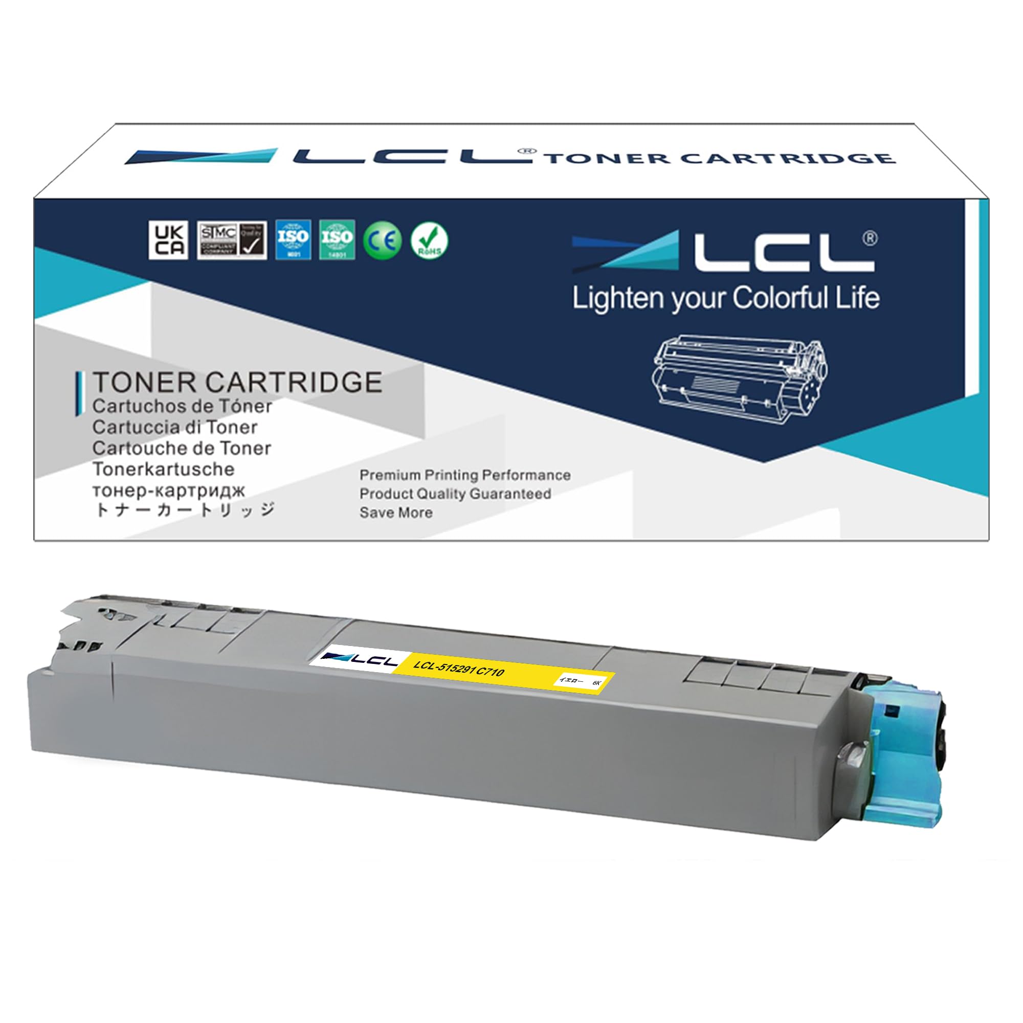 Rakuten - LCL RICOH用 リコー用 515291 C710 C710e C711 C720 C721 (1パック イエロー) 互換トナーカートリッジ 対応機種：Ricoh sp IPSiO SP C710 / SP C710e / SP C711 / SP C