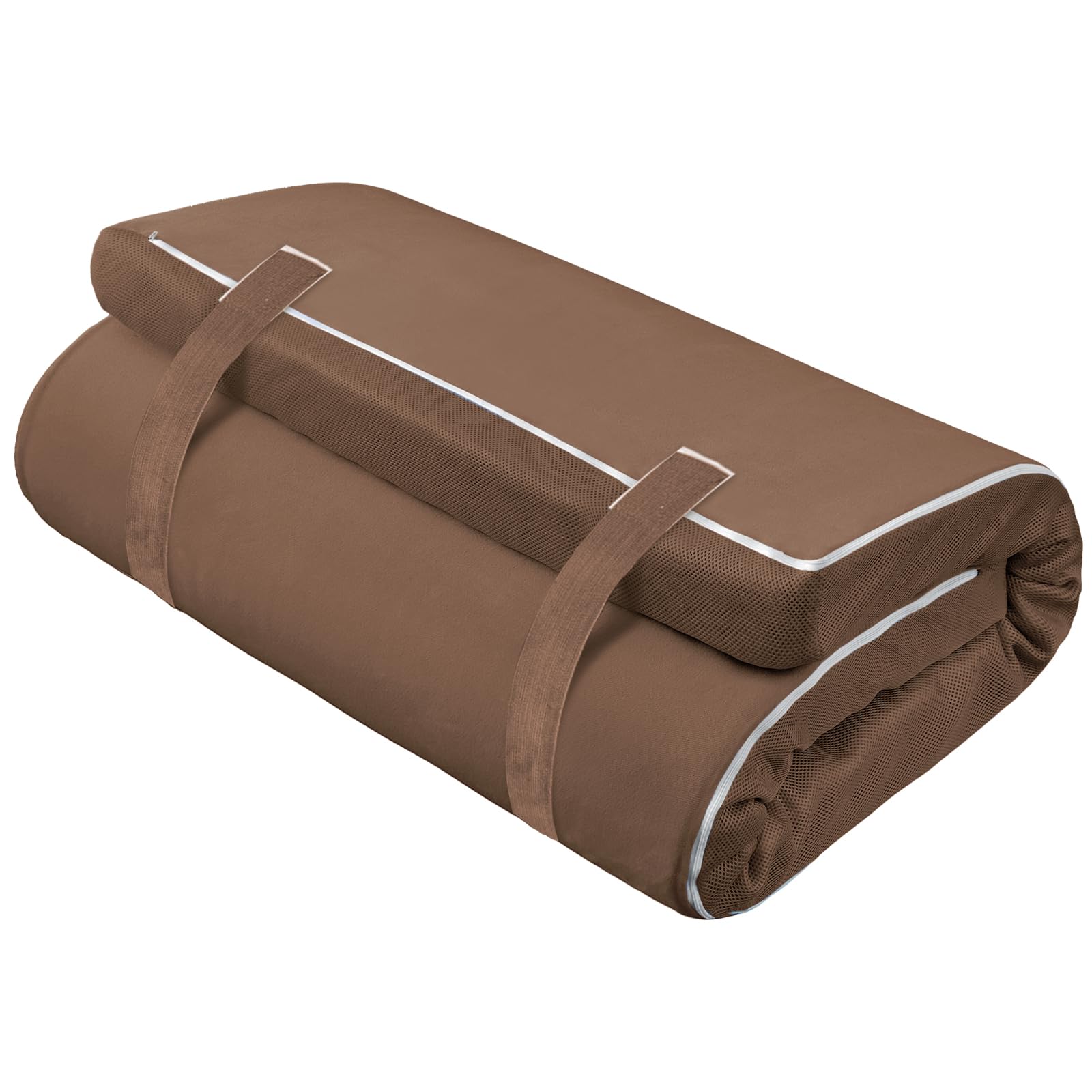 Keusnix 高反発マットレス シングル 極厚10cm 25D 200N ベッドマット 凹凸加工 体圧分散 折り畳みマッ..