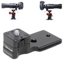 iShoot CNC金属レンズサポート襟 スタンド、カメラリング式三脚座足、 三脚マウントリング フット、レンズブラケット襟ベース、三脚ソケット足, パナソニックライカPanasonic Leica DG Vario-Elmar 100-400mm f/4