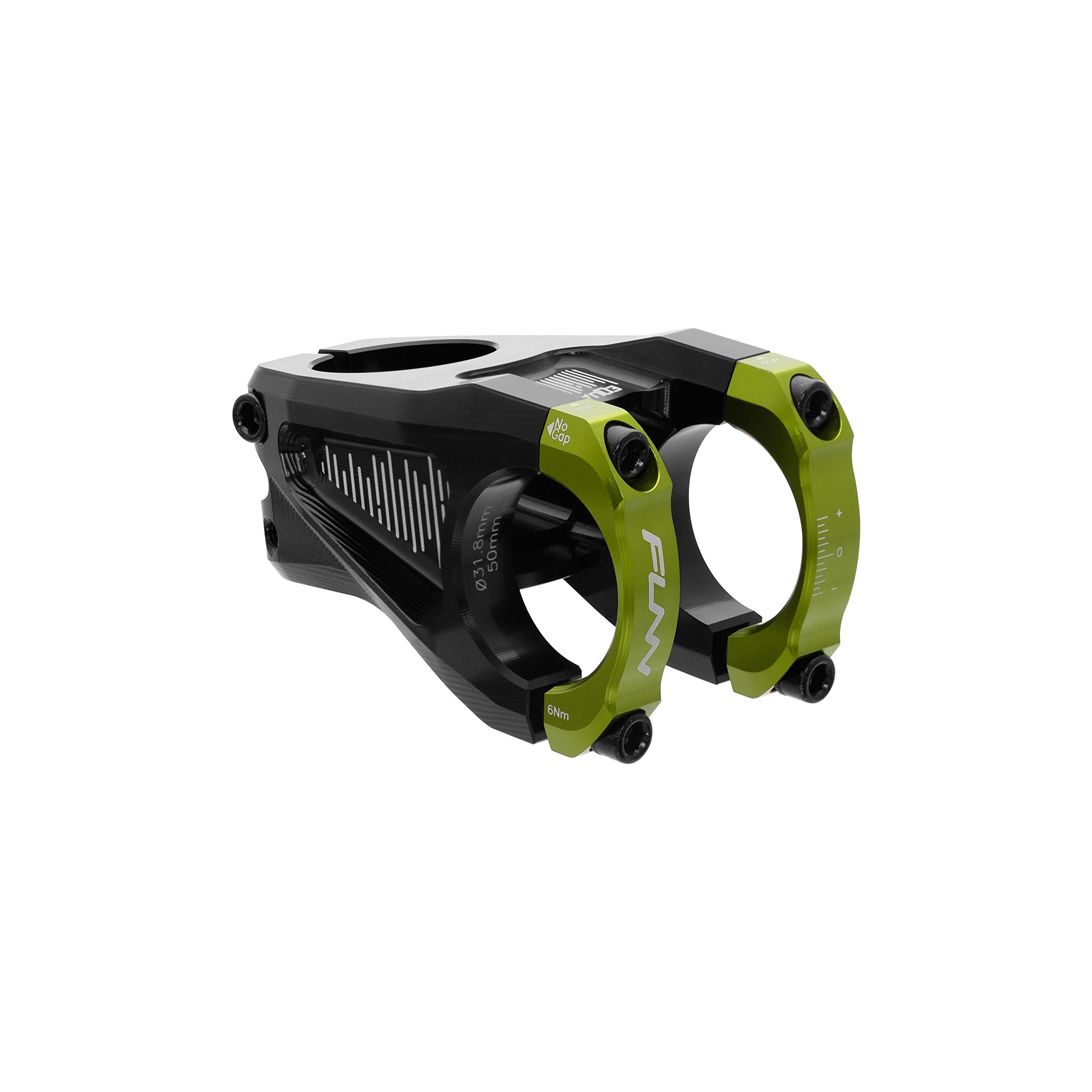 Funn イコライザ（Equalizer） MTB ステム 31.8 mm × 長さ 50mm ステム - クランプ直径：31.8mm - マウンテンバイク BMX 自転車 に適用 バイク ハンドル ステム (グリーン)