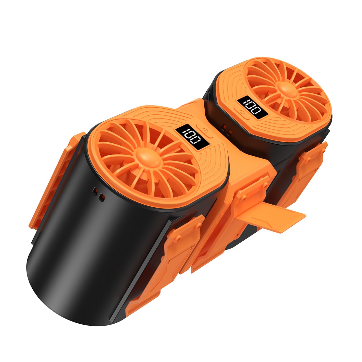 「わずかこの重さ187g/508g」 MACOLAUDER 腰掛け扇風機 11時間連続稼働 エアコンファン ベルトファン ..