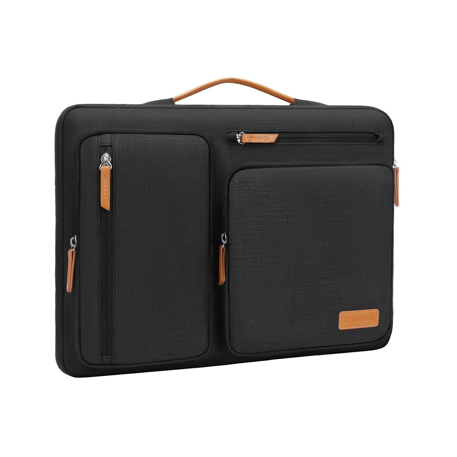 樂天商城 - MOSISO 360 保護 パソコンPCケース、対応機種 MacBook Air/Pro、 13-13.3 インチ、対応機種 MacBook Pro 14インチ M5 M4 M3 M2 M1、側開け メッセンジャーバッグ 4つファスナーポケット & 取っ手