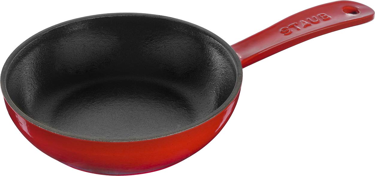 Ih Compatible - staub ストウブ 「 スキレット チェリー 16cm 」 フライパン ホーロー 鋳物 鉄 IH対応 【日本正規販売品】 Skillet 40501-146