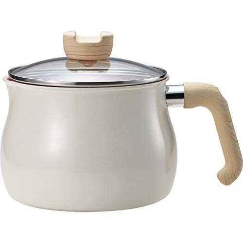 Ih Compatible - 和平フレイズ マルチポット Lサイズ 14cm 3L (3~4人用) ホワイト 7つの使い方 煮る 茹でる 沸かす 炊く 炒める 揚げる 和える IH対応 ふっ素樹脂加工 トゥーメイ チャーム To May charm MB-1614