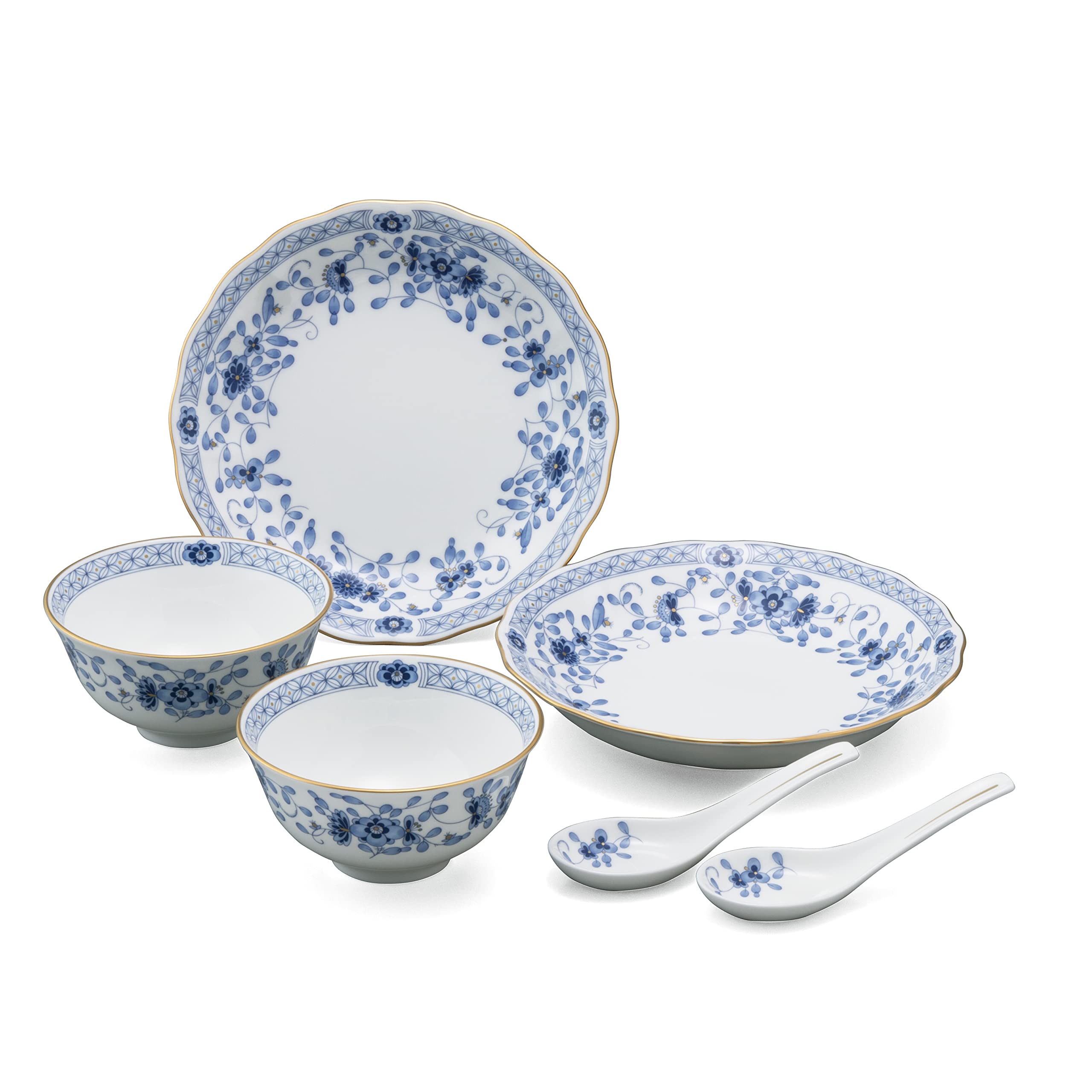 NARUMI（ナルミ）食器セット ミラノ 中華セット 2人用 日本製 9682-23376のサムネイル