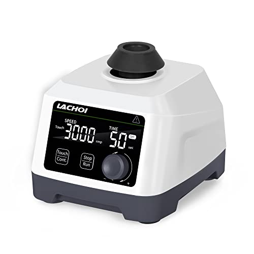 LACHOI ボルテックスミキサー用 デジタル 遠沈管/試験管ミキサー 4.5mmサークル直径 100-3000RPM速度調..
