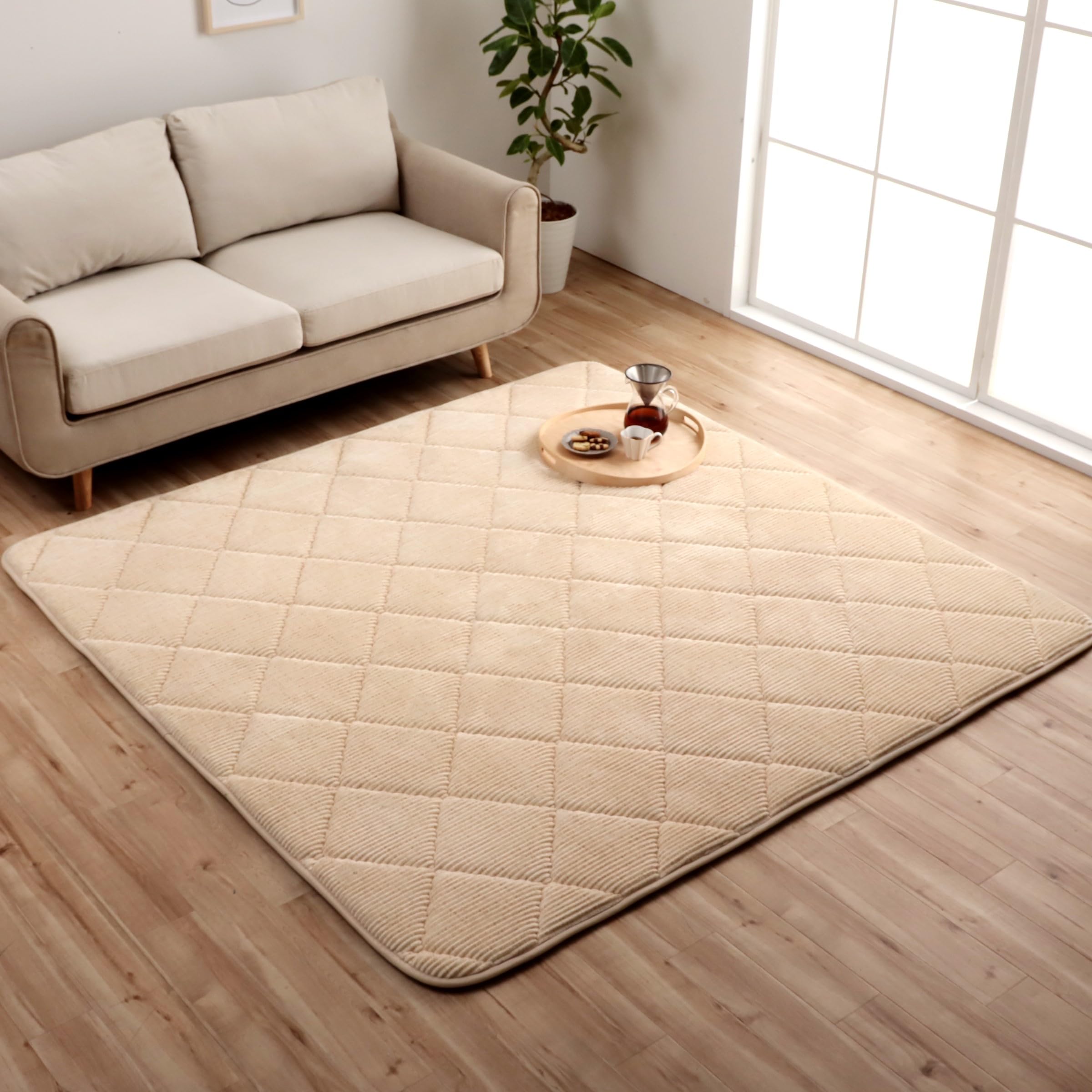 �����ҥ� �饰 �����ڥå� �ޥå� �ܥ�塼�� ������ ��2���� ������ �����ܥ꡼ ��185��185cm �˸� �إ���ˤ��� �ɲ� �ײ� �ݲ� �����ǥ����...