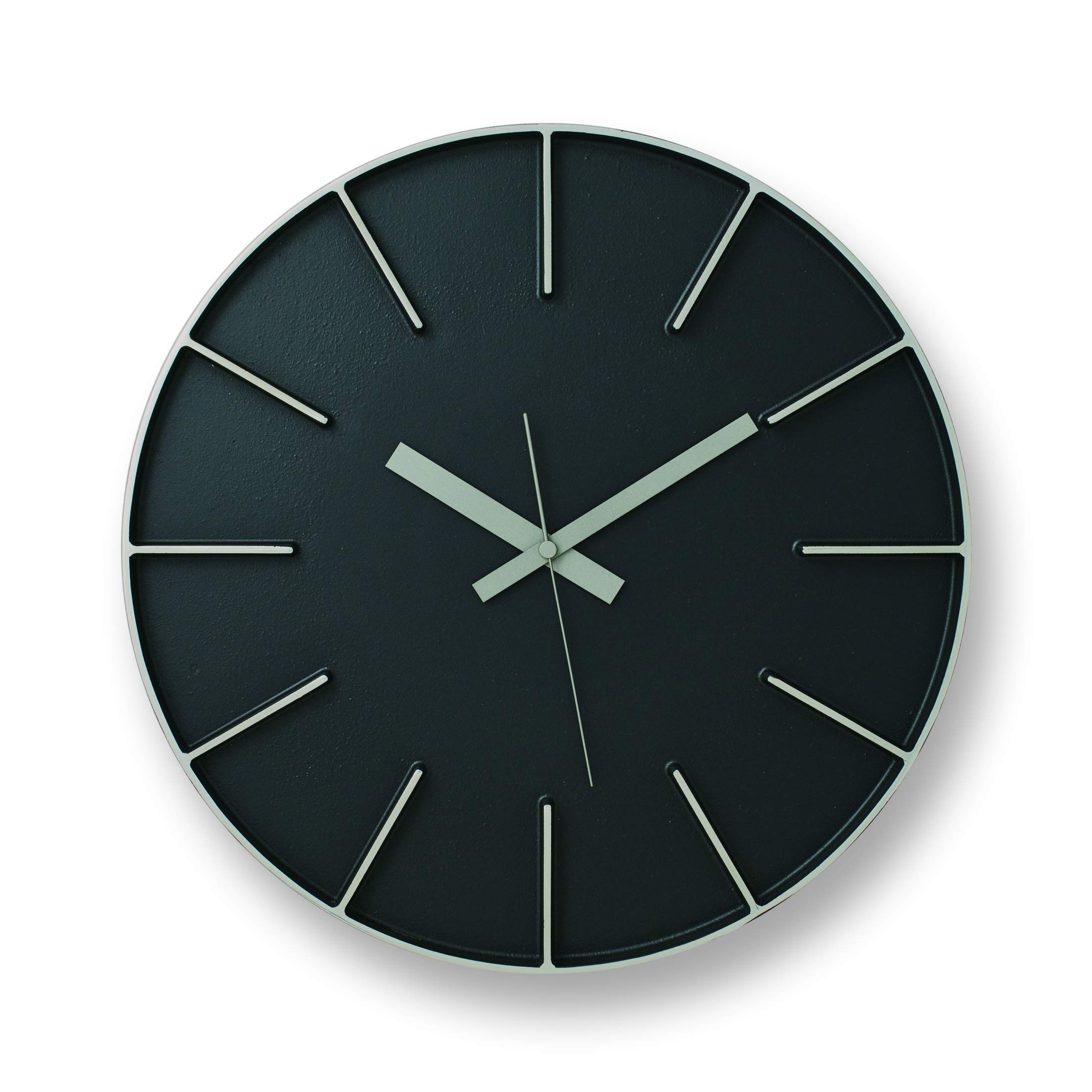 Υ(Lemnos) ݻ ʥ åå ߥ˥  Edge Clockľ:35cm AZ-0115 BK