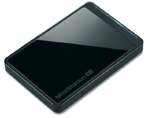 BUFFALO スリム&プレミアム USB3.0用 ポータブルHDD 1TB ブラック HD-PCT1TU3-BJ