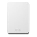 BUFFALO 耐衝撃対応 2.5インチ 外付けHDD 1TB ホワイ...(3)
