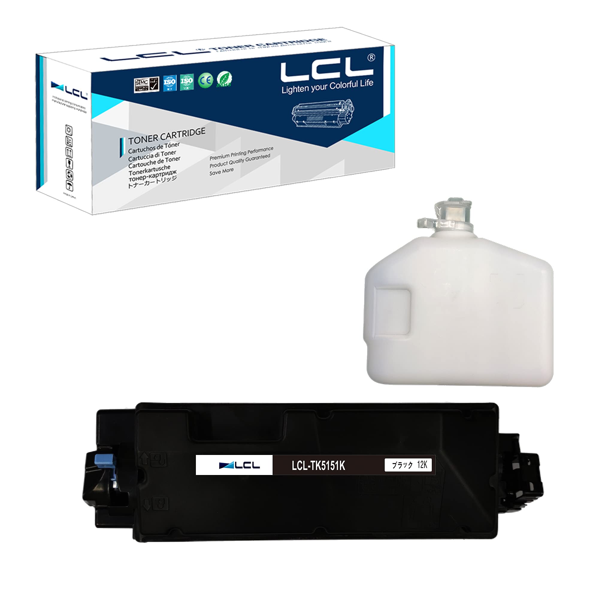 LCL Kyocera用 京セラ用 TK-5151 TK-5151K 互換トナーカートリッジ (1パック ブラック) 対応機種：ECOSYS M6535cidn...