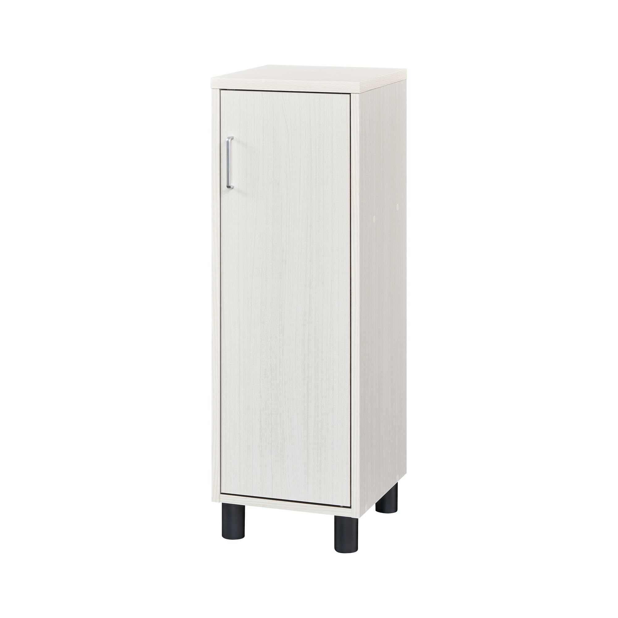 白井産業(Shirai) 下駄箱 シューズボックス 玄関収納 木製 隙間 ちょい足しにぴったりな幅約33cmのコンパクトサイズ 約6足収納 ホワイト 白 木目柄 ベーシックデザイン 幅32.8×奥行36.4×高さ99cm FUL-1035D WH フルニコ