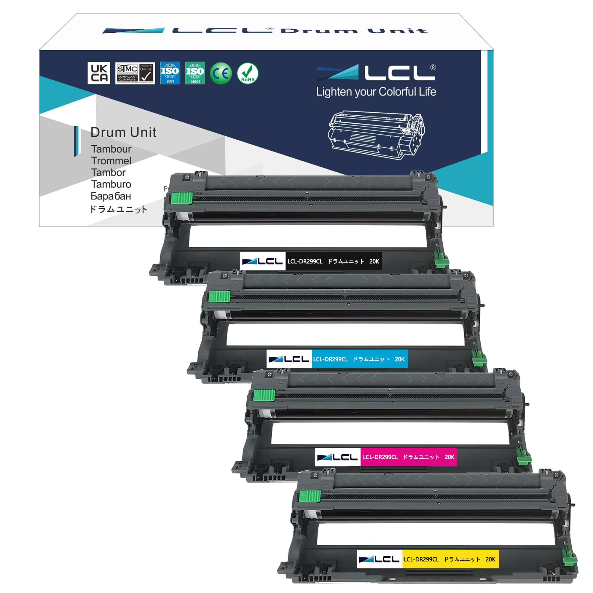 LCL Brother ֥饶 DR299CL DR-299CL 4å BK+C+M+Y˸ߴɥ˥å бBrother HL-L3240CDW MFC-L3780CDW