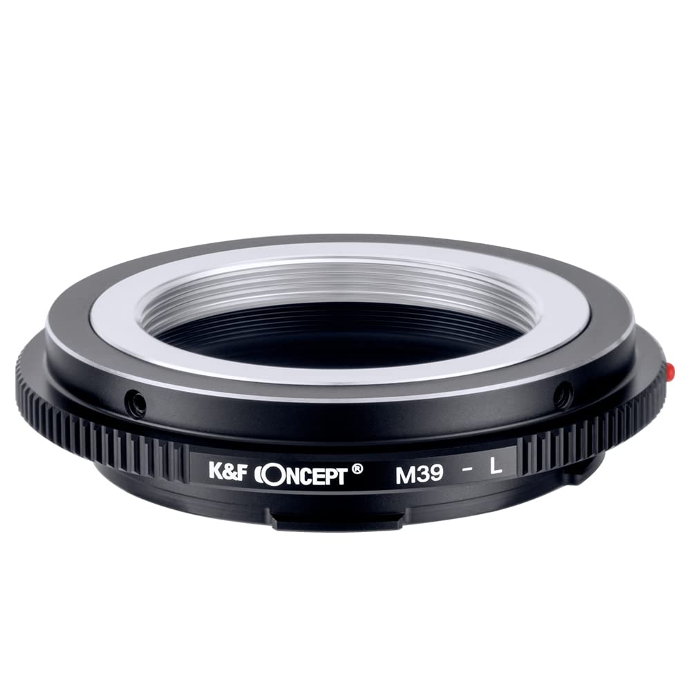 Rakuten - K&F Concept レンズマウントアダプター Leica M39-L マニュアルフォーカス Leica M39マウントレンズ → ライカLマウント装着 メーカー直営店