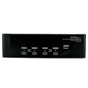 StarTech.com 4ポートDVI/VGAデュアルモニタ対応KVMスイッチ SV431DDVDUA